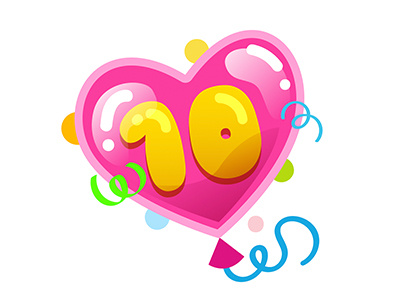 Celebration Countdown Balloons By Miss Chatz 01 android app balloon celebration countdown emoticon iphone market numbers stickers ten