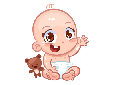 Baby Jimmy baby buy cartoon cute emoji emoticon misschatz stickers vector
