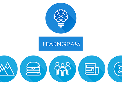 Learngram icon icon design illustration instagram instagram template knowledge learn learngram power study