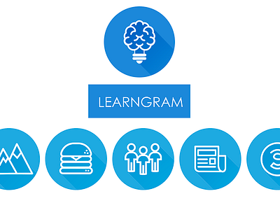 Learngram icon icon design illustration instagram instagram template knowledge learn learngram power study