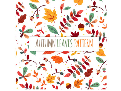 Autumn Pattern abstract autumn autumn flyer autumn leaves buy fall freelance illustration pattern pattern design vector vector illustration