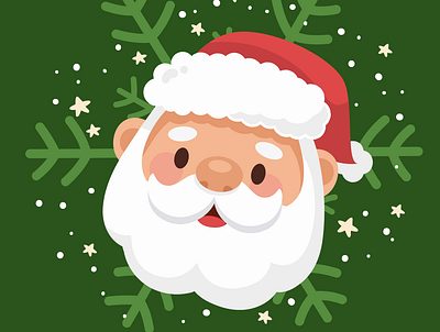 Santa Claus buy claus cute freelance illustration kawaii nicolas saint santa santa claus sticker vector