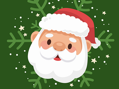 Santa Claus buy claus cute freelance illustration kawaii nicolas saint santa santa claus sticker vector