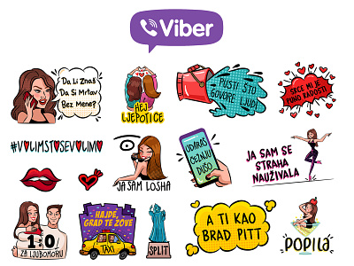 Severina Magic Tour Viber Stickers