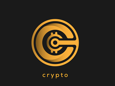 Crypto design flat logo graphic design graphic designer logo logo design minimalist logo monogram logo
