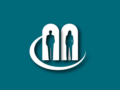 Man Door design flat logo graphic design graphic designer logo logo design minimalist logo