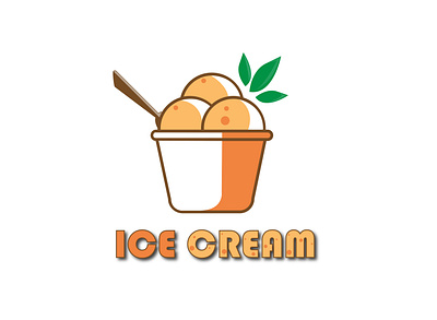 Cool Cool Ice cream branding design flat logo graphic design graphic designer illustration logo logo design minimalist logo