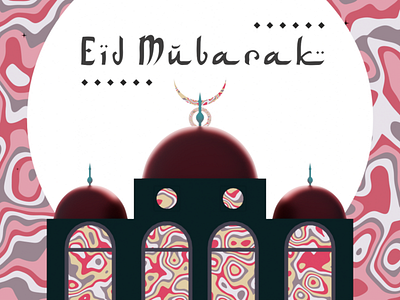 Eid Mubarak 2K22 Illustration