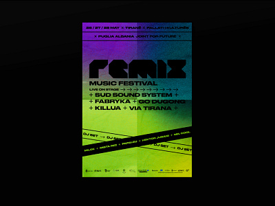 Remix Music Festival brand cool festival graphic design identity illustrator instagram post photoshop post poster poster design social media trippy vibe