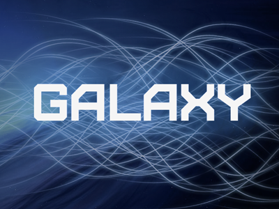 Splash screen cosmic galaxy lines space