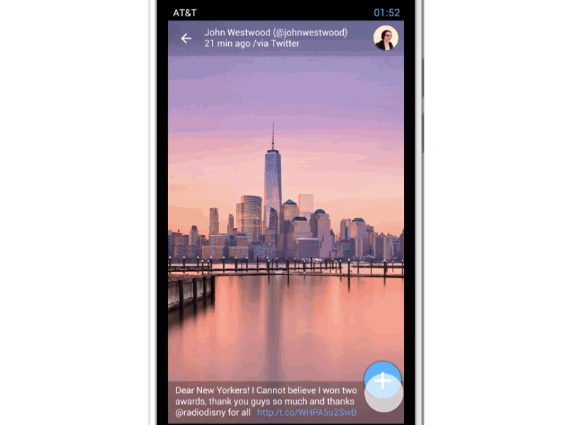 Yapert Post View android animation composer design gif material movie post quartz simple view
