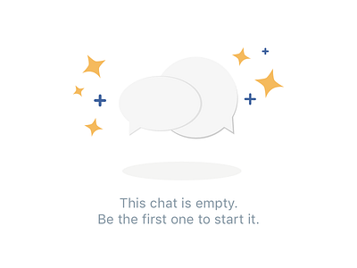 Empty Chat Artwork artwork blank bubble chat empty page state