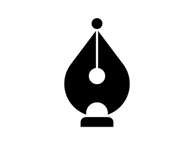 Aditej Logo & Symbol Design - Vector Drawing branding design drawings engineering fountain graphic logo nib pen sketch solution symbol