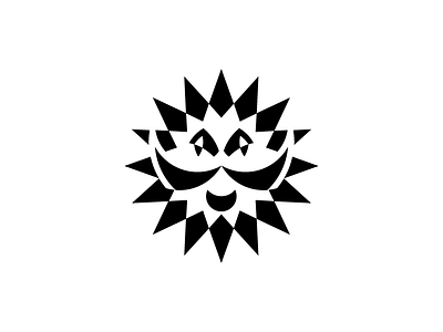 Sun Logo & Symbol by Mandar Apte design eye galaxy graphic light logo moustache mouth nature rays sun symbol