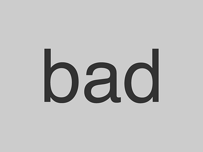 Typography Exploration of Word bad by Mandar Apte bad experiment exploration expression logo logotype mirror reverse symbol type typography ugly