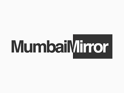 Mumbai Mirror Logotype Design Experiments 2
