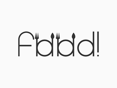 Foodi Logotype Designed by Mandar Apte design dinner eat food graphic hotel logo lunch motel restaurant spoon symbol