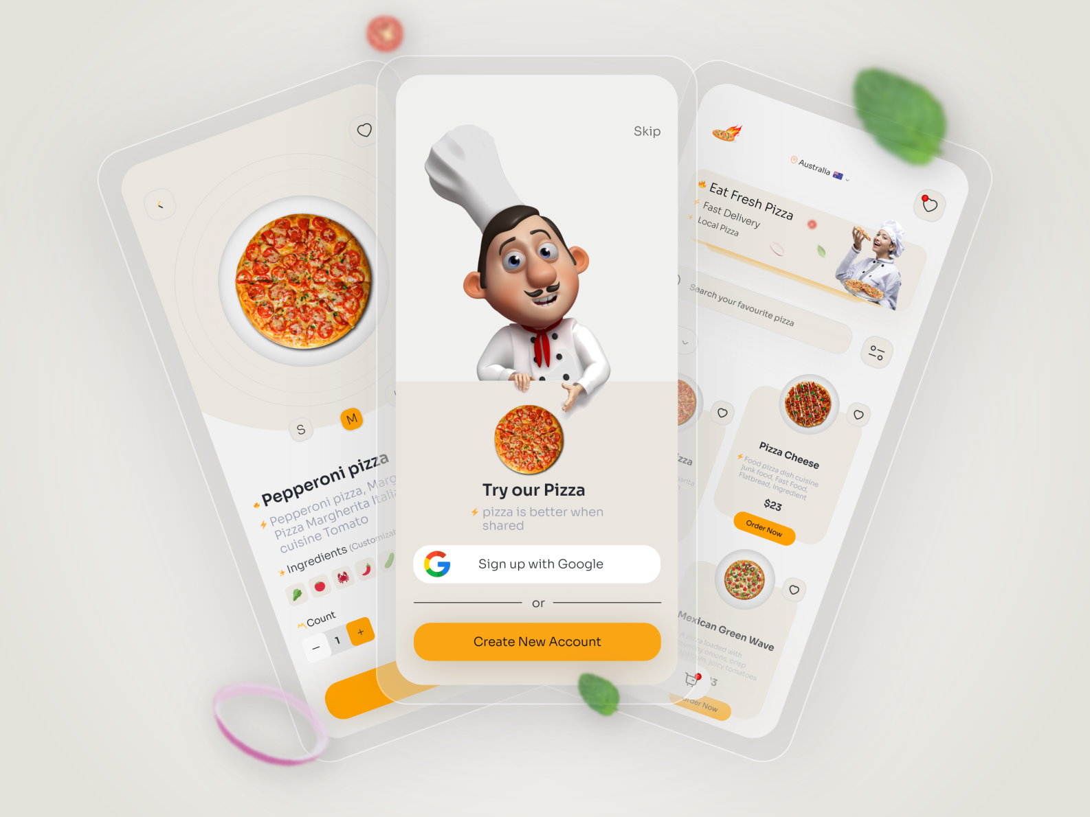 Pizzeria Pizza Delivery App by Pixit Studios on Dribbble