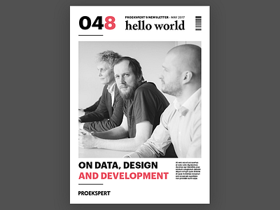 Newsletter Cover - Hello World