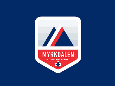 Myrkdalen Mountain Resort Badge badge logoinspirations norway outdoorbadgechallenge