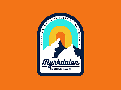 Myrkdalen Mountain Resort Badge vol. 2 badge logoinspirations norway outdoorbadgechallenge