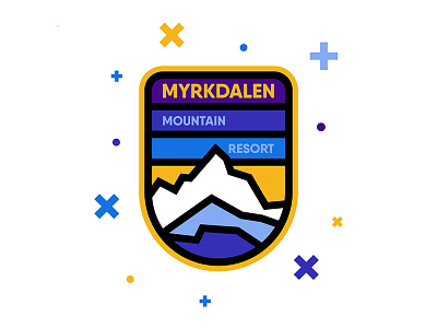 Myrkdalen Mountain Resort Badge vol. 3 badge logoinspirations norway outdoorbadgechallenge