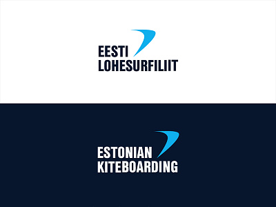 Estonian Kiteboarding Association – Main Logo brand branding eesti estonia kiteboarding kitesurf logo lohesurf rebrand rebranding