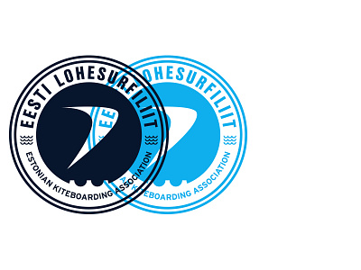 Estonian Kiteboarding Association – Secondary Logo / Badge