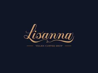 Vegan Coffee Shop Lisanna – Logo cafe coffee designercoffee logo logo design restaurant shop vegan