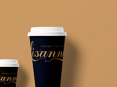Paper Coffee Cups brand branding cafe coffee coffee shop cup identity restaurant