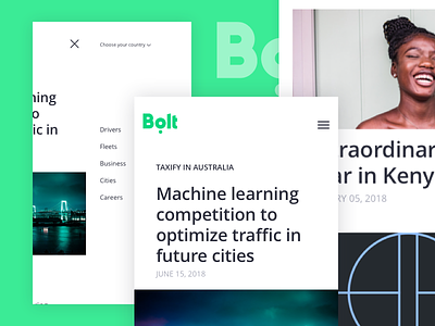 Bolt blog UI design blog blog design ui design web design