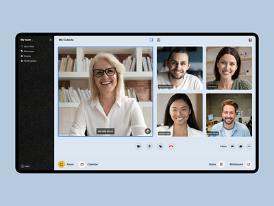 My Cubicle| Meeting App Concept app clean meeting app minimalism ui web