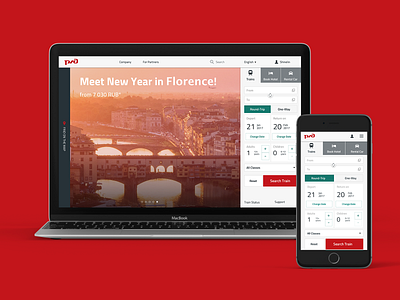 Russian Railways Concept interface product design service design ui web