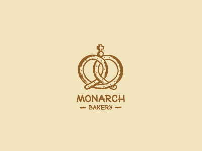 Monarch bakery bakery brand food idea illustration logo logos mark monarch royal vector