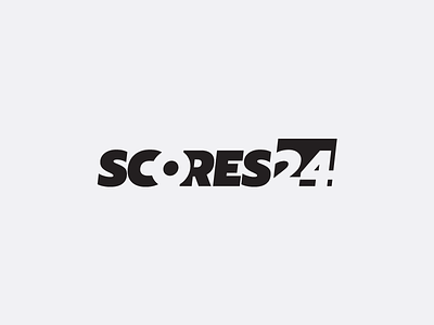 Scores24 brand idea logo logos mark news score scores sport time