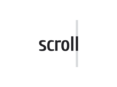 scroll 4fun black brand idea logo mark minimal scroll white