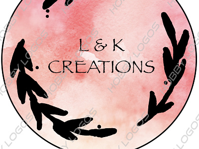 l & K Creatons (Customer Logo) adobe branding custome design graphic design hobby logos logo