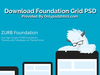 Download Foundation 6 Grid Psd
