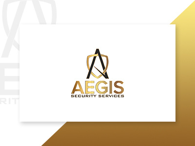 Aegis Security Services Logo aegis security services brand identity logo design security logo