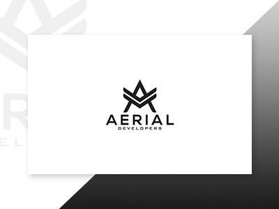 Aerial Developers Logo aerial developers brand identity branding logo design logos