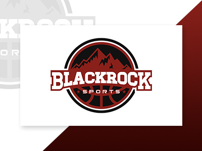 Blackrock Sports Logo blackrock sports brand identity branding logo design logos