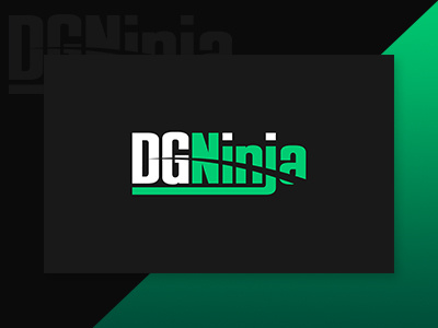 Dg Ninja Logo brand identity branding design logo logo design logotype marketing ninja