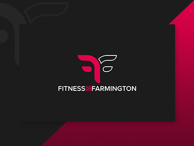 Fitness on Farmington Logo brand identity branding design exercise f farmington ff fitness lifting logo logo design logotype