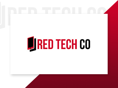 Red Tech Co Logo brand identity branding co design electronics logo logo design logotype phones red tech technology