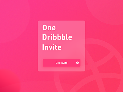 1 Dribbble Invite dribbble invite icon invitation invite red sketch ui ux