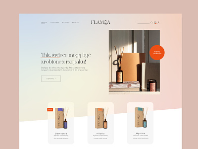 Flamqa Concept eshop adobe xd branding dashboard ecommerce eshop figma product slider tab ui ux