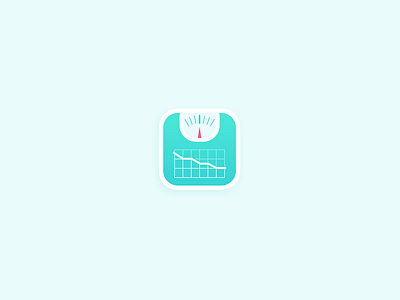 lose weight app icon app app design vector