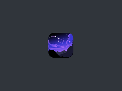 Icon For Astronomy App app design icon icon app ui