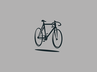 Single speed bike bike kit bike logo icon simple single singlespeed speed vector vintage