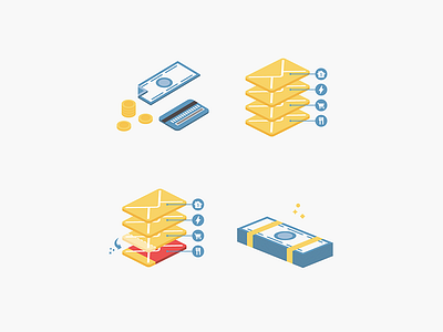 Expenses illustration vector